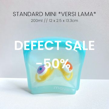 (DEFECT SALE) VERSI LAMA - Mini 200ml Silicone Bag
