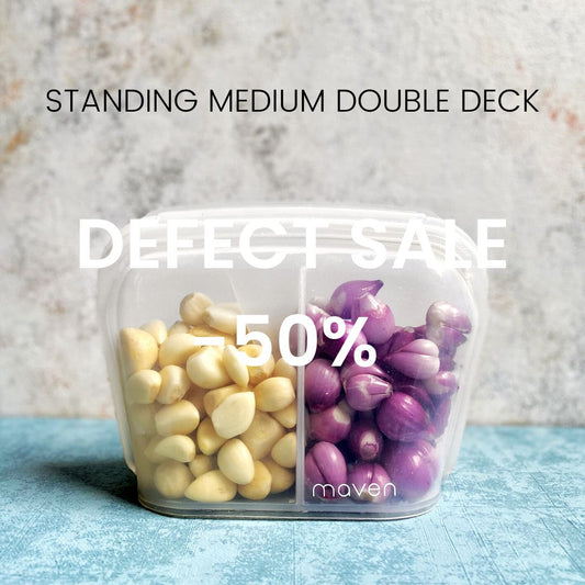 (DEFECT SALE) Standing Medium Double Deck 1300ml